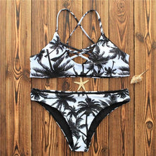 Load image into Gallery viewer, Print Floral Palm Tree Swimwear
