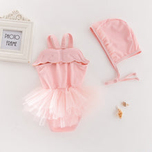 Load image into Gallery viewer, Children Girls Angel Wings Two Swimwear