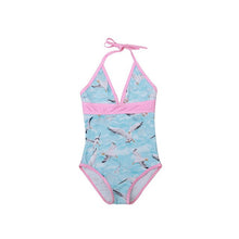 Load image into Gallery viewer, Child Girls Polka Dot Seagull Swimwear
