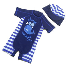Load image into Gallery viewer, Boy Cartoon Whale Print Swimwear